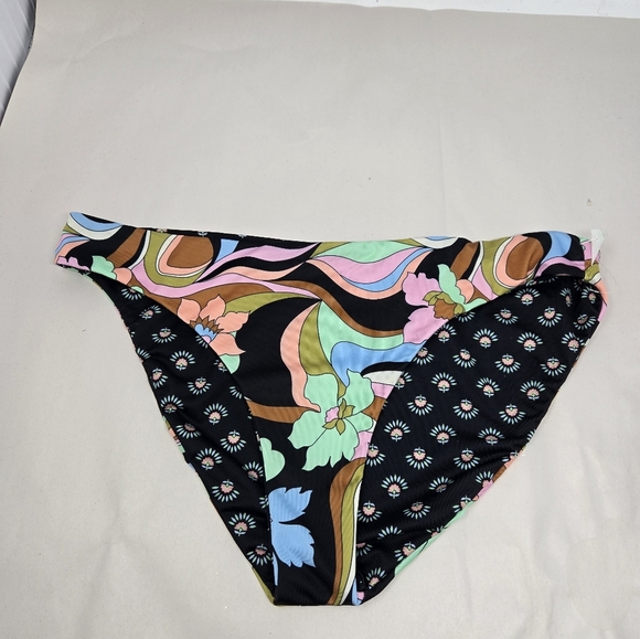 Billabong Women's Islands Away Reversible Low Rider Bikini Bottom Multicolor XL - Picture 2 of 11